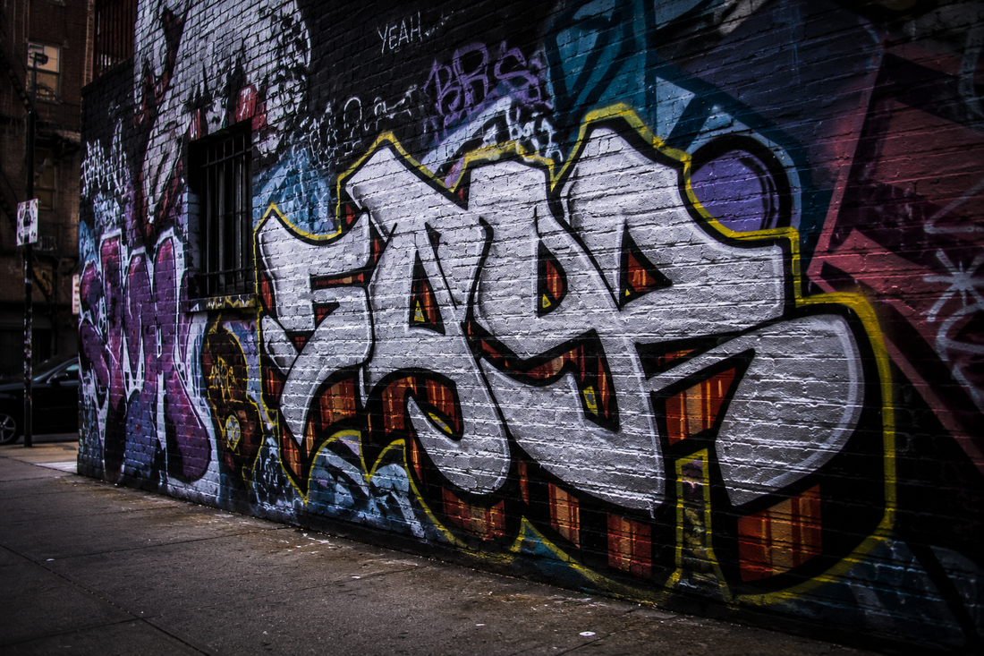 Wildstyle streetscape in NYC