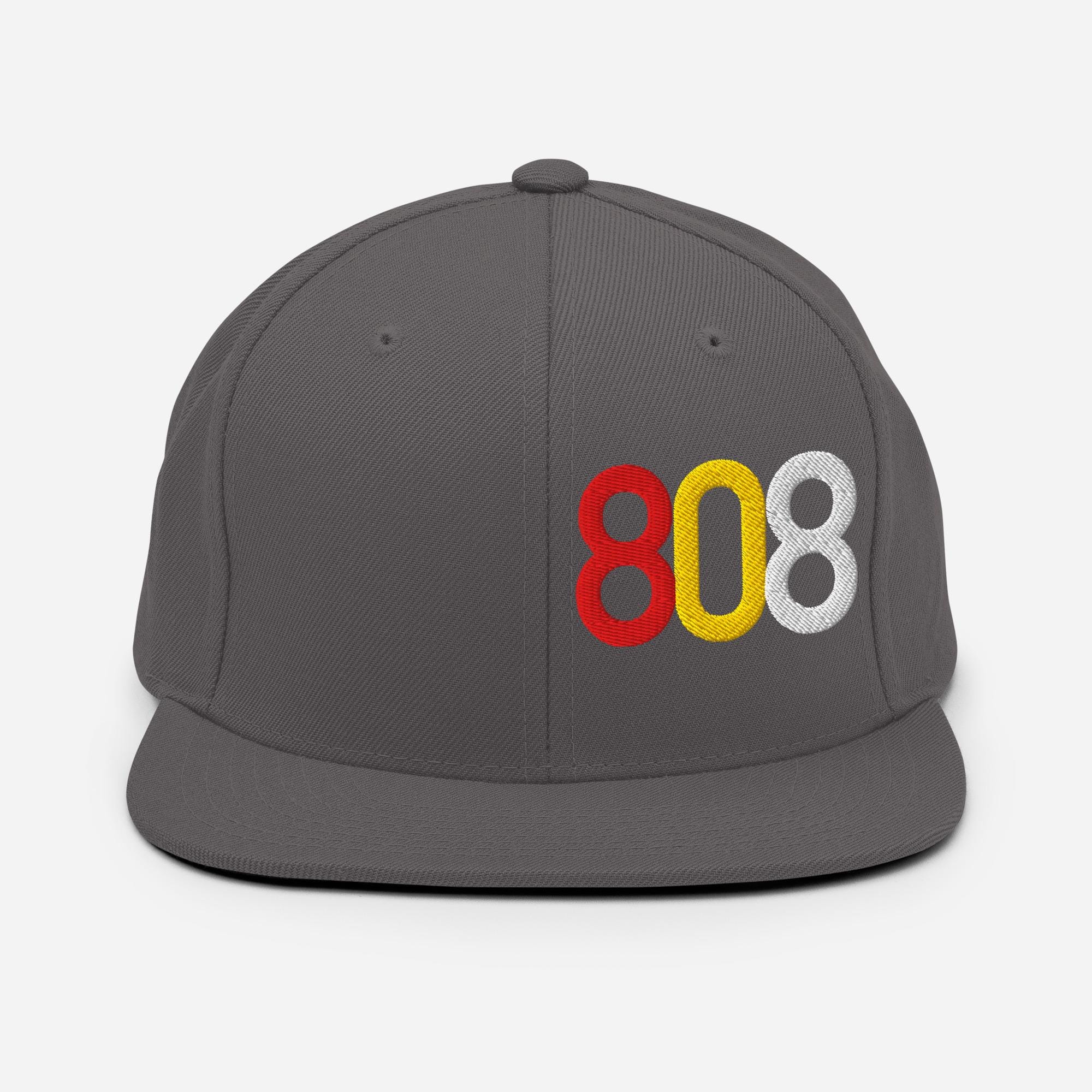 808 Drum Machine Snapback Hat | Embroidered Producer Cap | Gift for Beat Makers | Old School Hip Hop Streetwear | Music Studio Gift