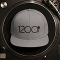 1200 Turntable Snapback Hat | Embroidered DJ Cap | Vinyl Record Gift for DJs | Old School Hip Hop Streetwear | Crate Digger Gift