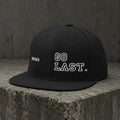Bboy Hat, Embroidered Snapback Cap, Breakdancing Gift, Go Last, Black Flat Brim Cap, BX Originals