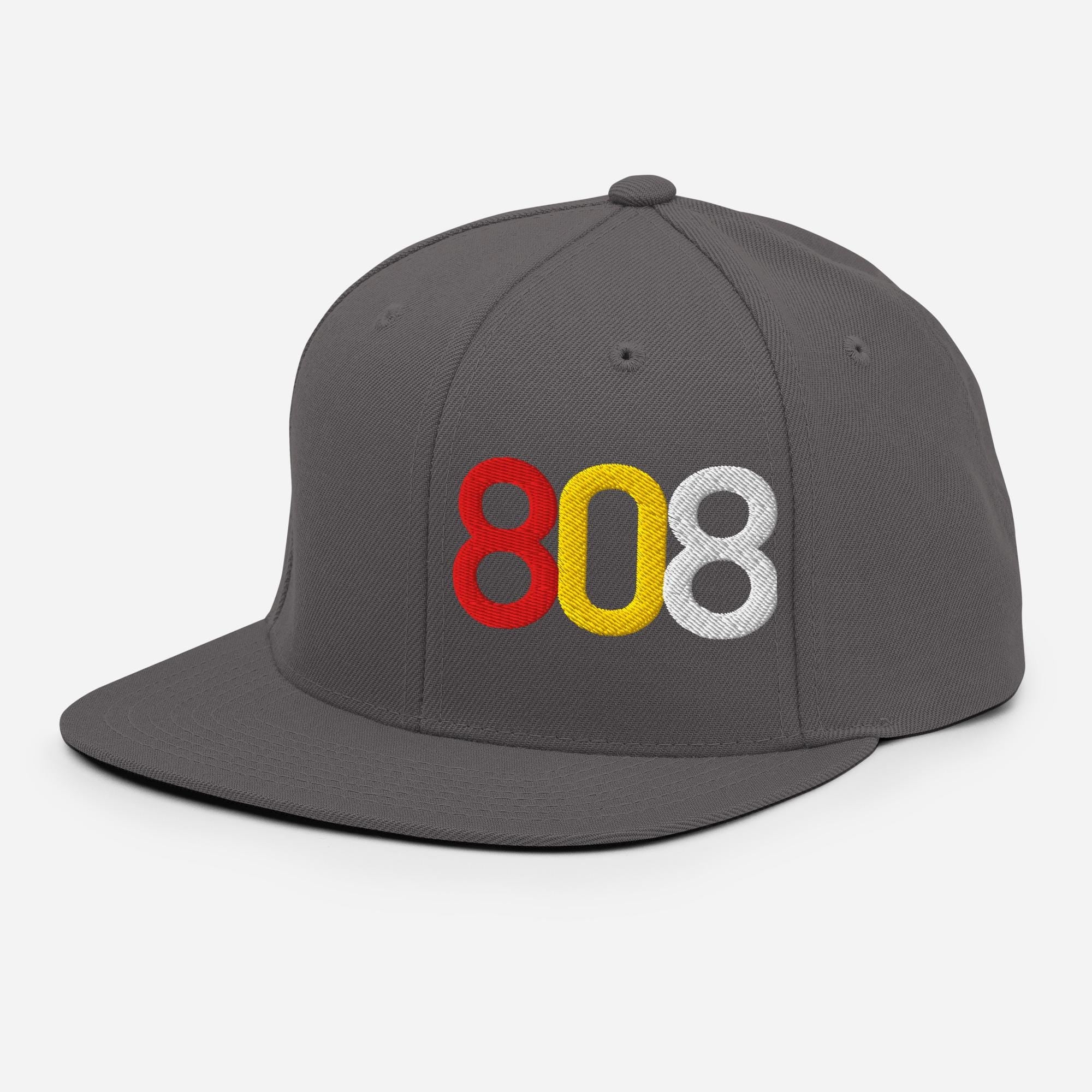 808 Drum Machine Snapback Hat | Embroidered Producer Cap | Gift for Beat Makers | Old School Hip Hop Streetwear | Music Studio Gift