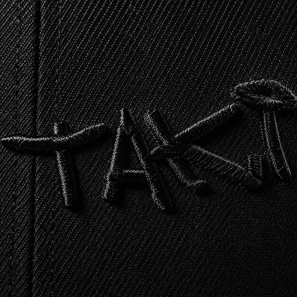 TAKI 183 Graffiti Snapback Hat | NYC Street Art Embroidered Cap | Blackout Tonal Black on Black | Old School Hip Hop | Gift for Writers