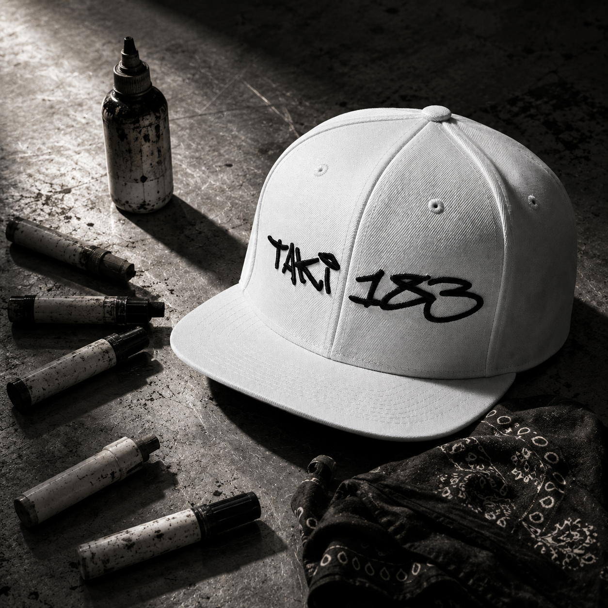 TAKI 183 Graffiti Hat | NYC Street Art Embroidered Cap | Old School Hip Hop | Gift for Writers