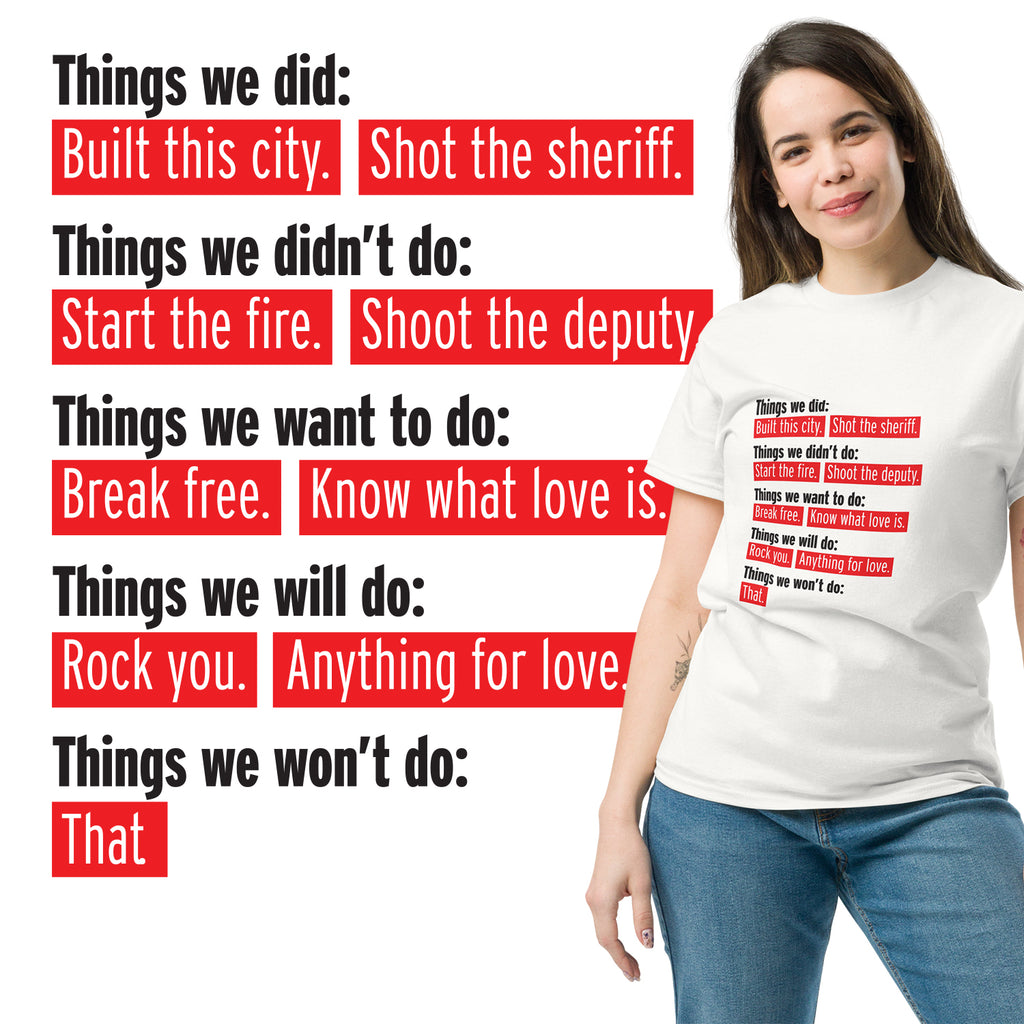 Things we did/didn't/want/will!