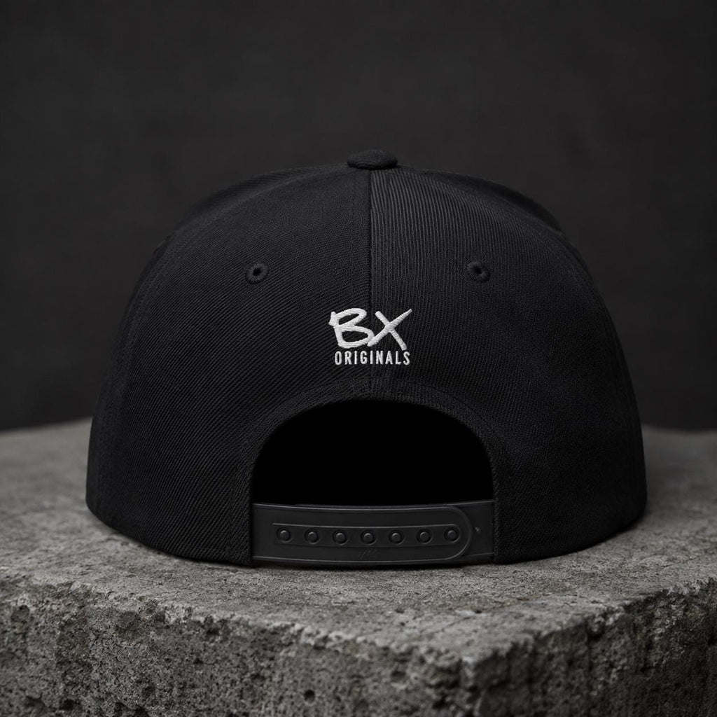 Emcee Snapback Hat | Earn The Mic Embroidered Cap | MC Rapper Gift | Old School Hip Hop Streetwear | Gift for Lyricists and Freestylers